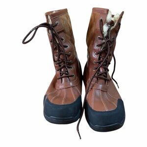 UGG Cream and Black Shearling Interior